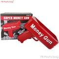 Electric Money Gun Dispenses 100pcs Realistic Looking Cash Party Wedding