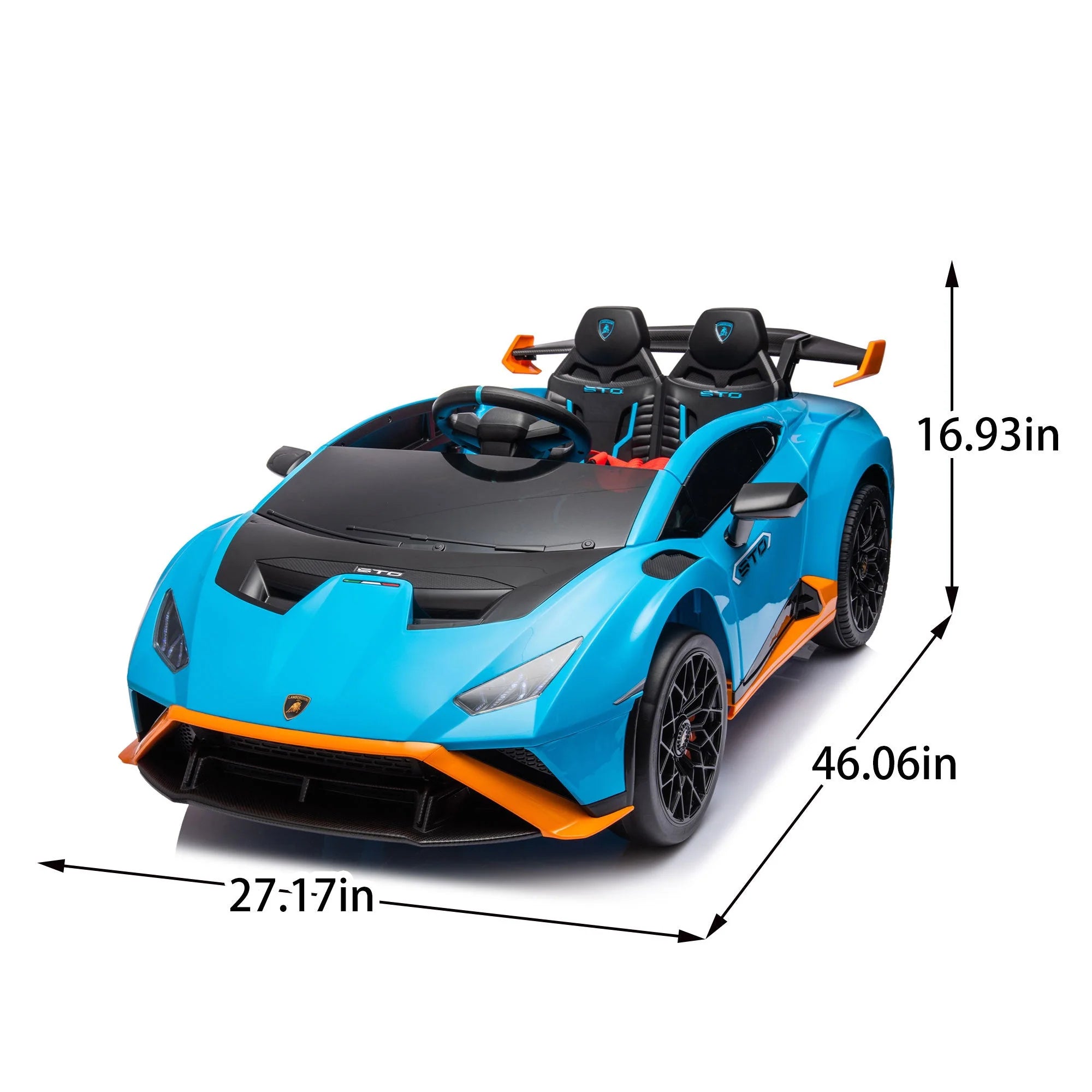 Kids Electric Ride-On Lamborghini Huracan Sto 24V, Ages 3-8