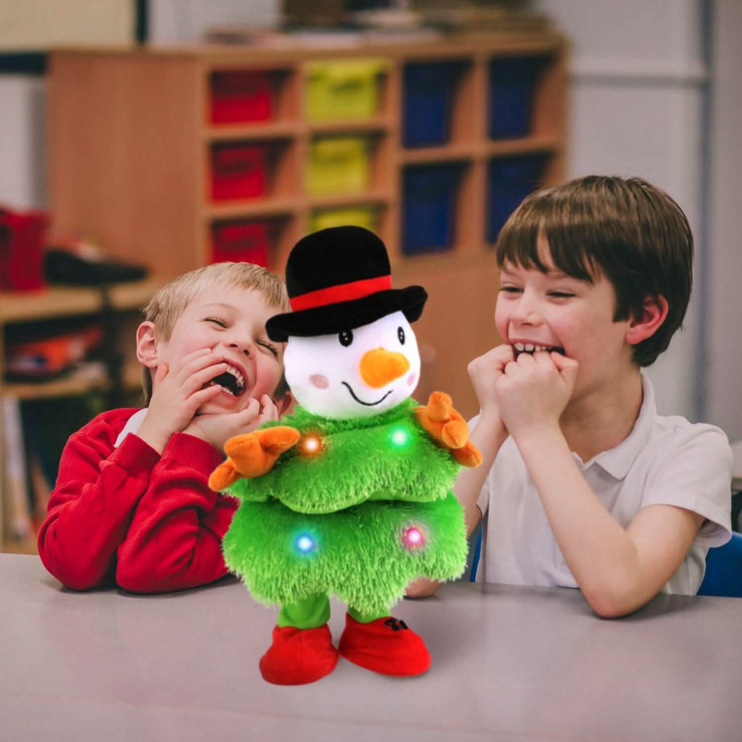 Electric Dancing Singing Plush Toy Elk, Penguin or Snowman