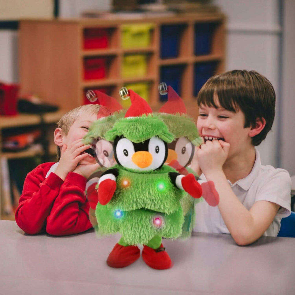 Electric Dancing Singing Plush Toy Elk, Penguin or Snowman
