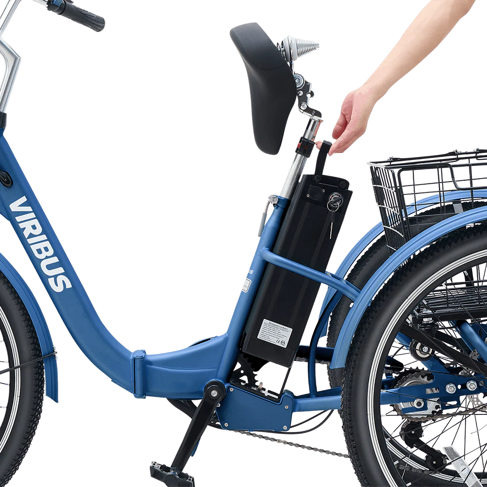 Folding Electric Tricycle Adult  Battery Power