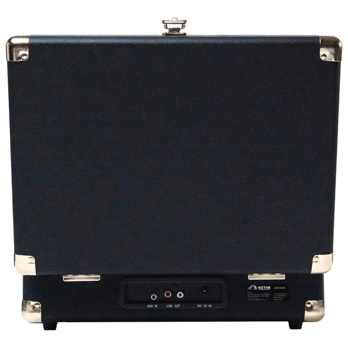 Metro Dual Bluetooth Suitcase Turntable – Black, Refurbished