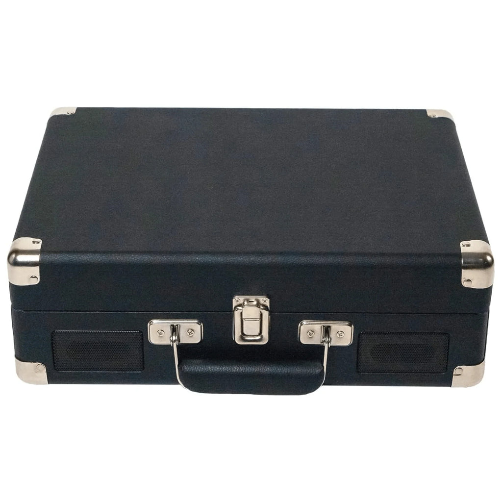 Metro Dual Bluetooth Suitcase Turntable – Black, Refurbished