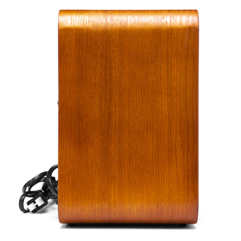 Vintage-Style Wooden AM/FM Radio – Retro Tabletop Radio with Classic Dial Tuning